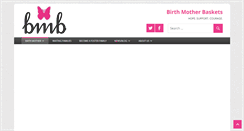 Desktop Screenshot of birthmotherbaskets.org